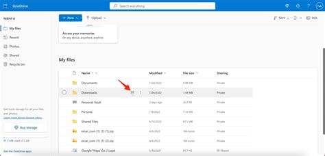 how to access onedrive link